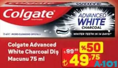 COLGATE ADVANCED WHİTE CHARCOAL DİŞ MACUNU 75 ML